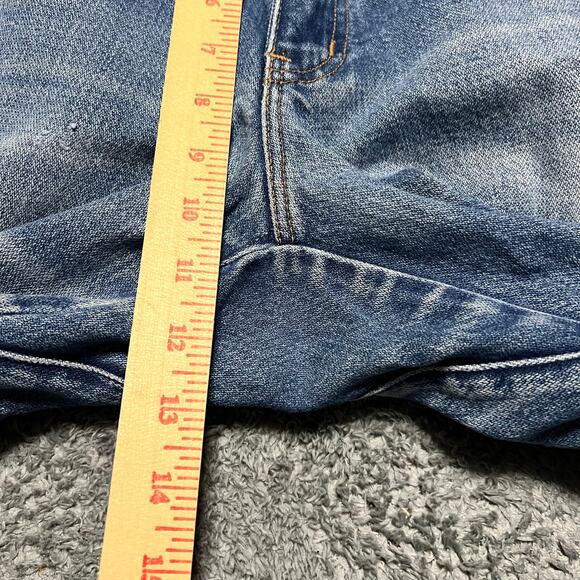 All American Clothing Co Jeans Mens 34 X 32 Blue Straight 90s Made USA Carpenter - Picture 7 of 10